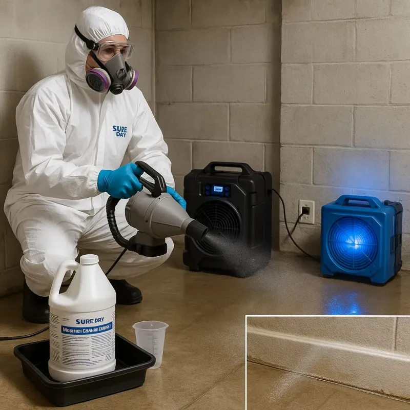 Sanitization and Odor Removal process in Ramsey, NJ